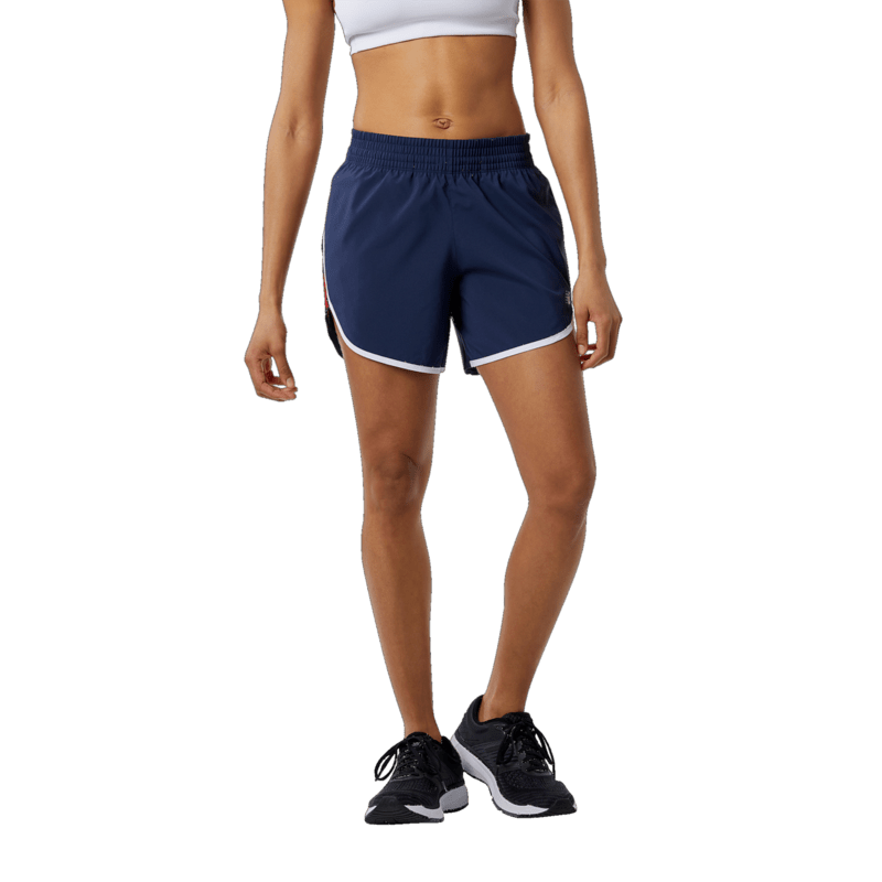 New Balance Women's Printed Accelerate 5 inch Short New Balance