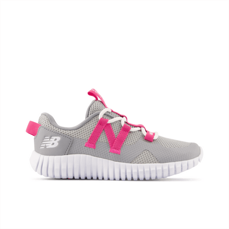 New Balance Youth Girls Playgruv V2 Bungee Running Shoe- PTPGRVAD Wide New Balance