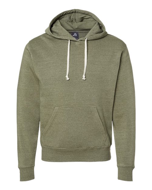 J. America Men's Fleece Hooded Triblend Sweatshirt Mens Apparel Sweatshirts & Fleece