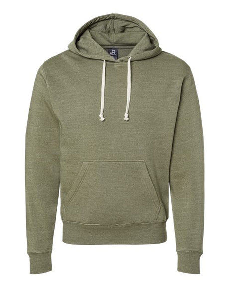 J. America Men's Fleece Hooded Triblend Sweatshirt Mens Apparel Sweatshirts & Fleece
