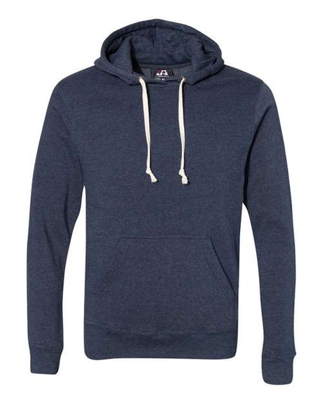 J. America Men's Fleece Triblend Hooded Sweatshirt 8871C