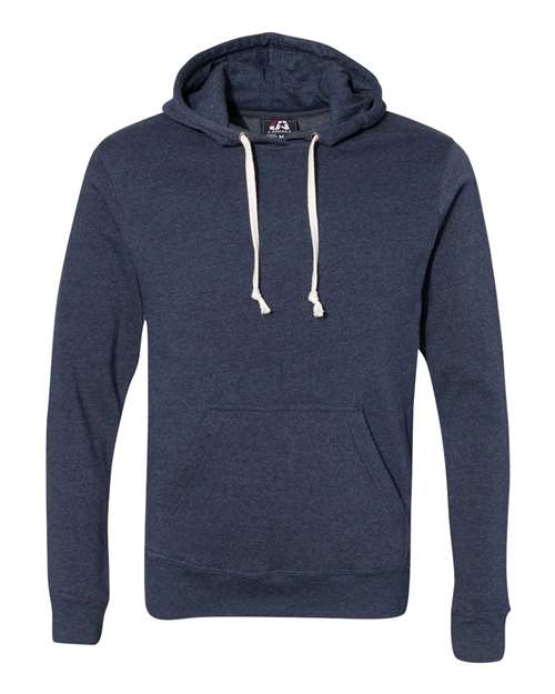 J. America Men's Fleece Triblend Hooded Sweatshirt 8871C