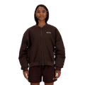 New Balance Women's Linear Heritage Woven Bomber Jacket New Balance