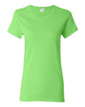 Gildan Ladies Heavy Cotton 100% Cotton T-Shirt. 5000L