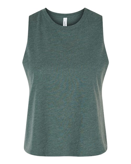 BELLA + CANVAS Women's Racerback Cropped Tank. BC6682