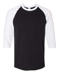 Gildan Men's Heavy Cotton 3/4-Sleeve Raglan T-Shirt. 5700 Gildan