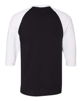 Gildan Men's Heavy Cotton 3/4-Sleeve Raglan T-Shirt. 5700 Gildan