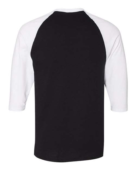 Gildan Men's Heavy Cotton 3/4-Sleeve Raglan T-Shirt. 5700 Gildan