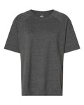 MV Sport Women's French Terry Short Sleeve Crewneck Pullover MV Sport