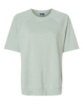 MV Sport Women's French Terry Short Sleeve Crewneck Pullover MV Sport