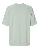 MV Sport Women's French Terry Short Sleeve Crewneck Pullover MV Sport