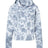 MV Sport Women's Sueded Fleece Tie-Dyed Crop Hooded Sweatshirt MV Sport