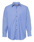 Van Heusen Men's Broadcloth Point Collar Check Shirt Van Heusen