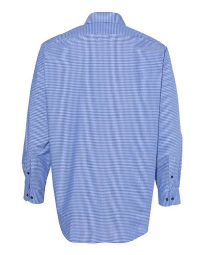 Van Heusen Men's Broadcloth Point Collar Check Shirt