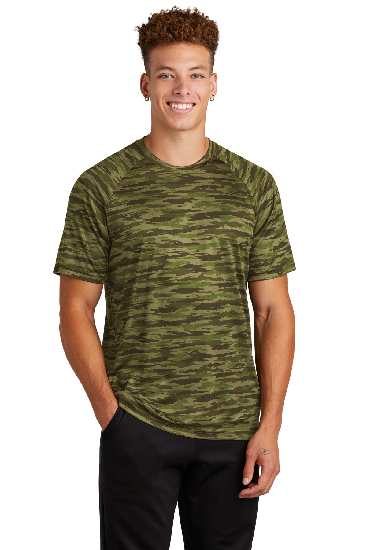 Sport-Tek Men's   Drift Camo Tee ST375