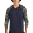 Sport-Tek Men's   Drift Camo Colorblock Long Sleeve Tee ST376LS