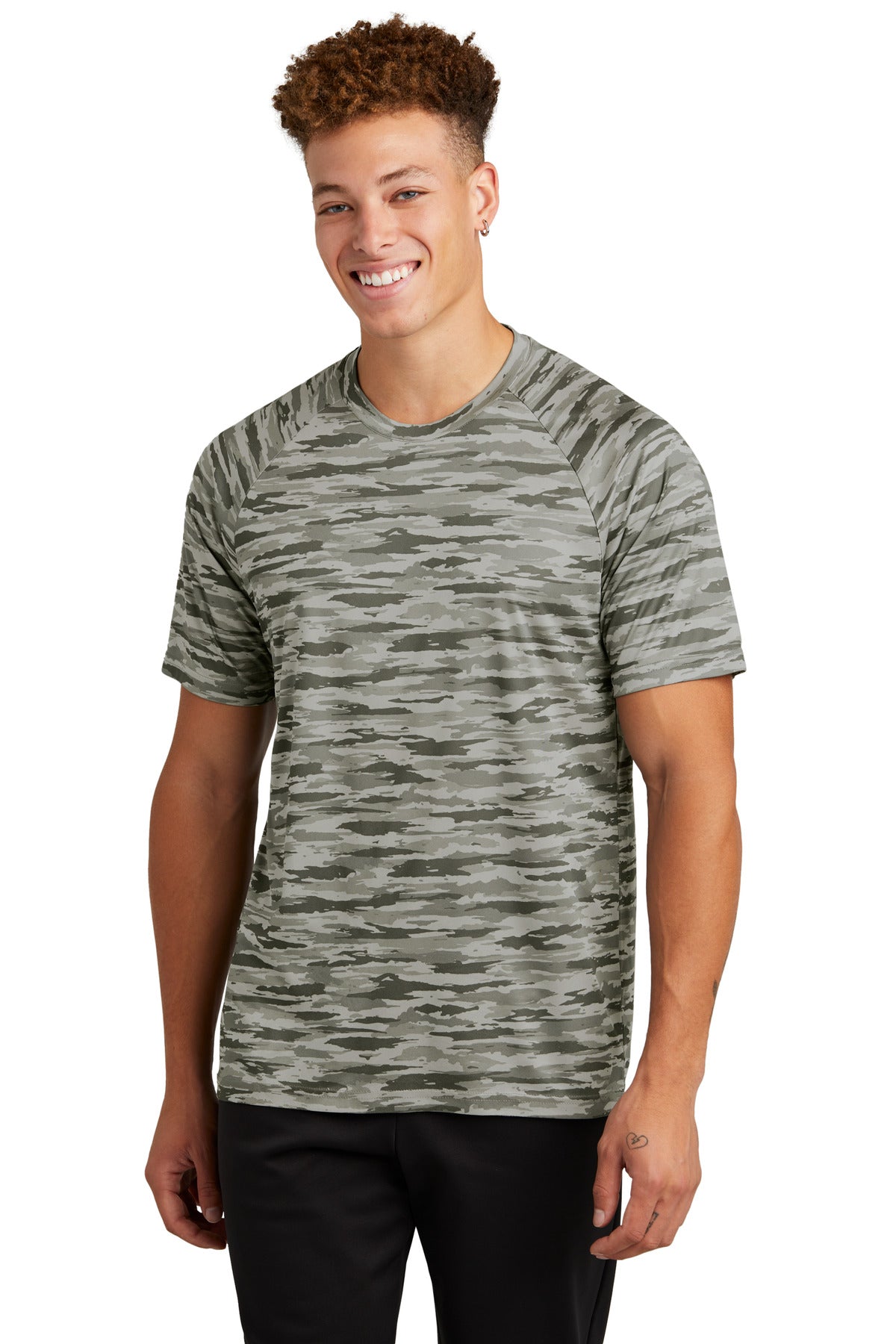 Sport-Tek Men's   Drift Camo Tee ST375