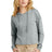 District Women's   Perfect Tri   Midi Long Sleeve Hoodie DT1390L