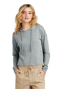 District Women's   Perfect Tri   Midi Long Sleeve Hoodie DT1390L
