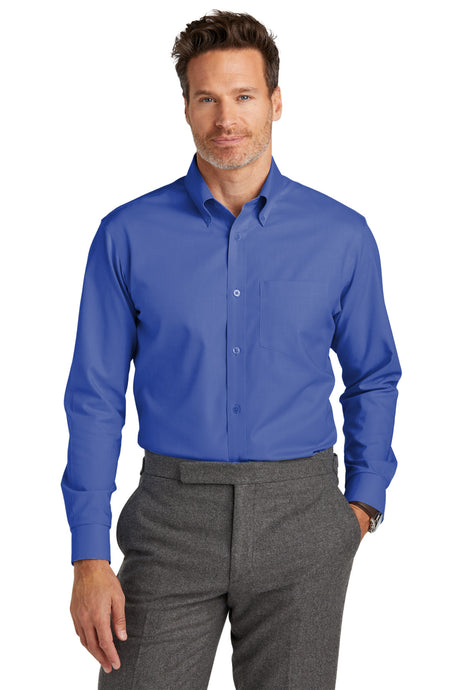 Brooks Brothers Wrinkle-Free Stretch Nailhead Shirt. BB18002 Brooks Brothers