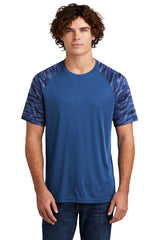 Sport-Tek Men's   Drift Camo Colorblock Tee ST376