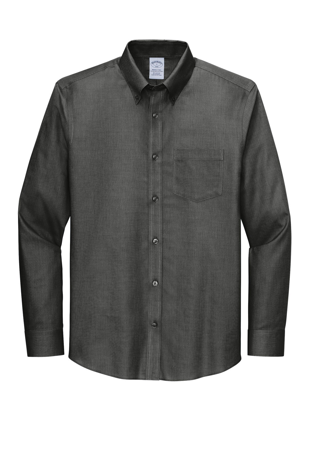 Brooks Brothers Wrinkle-Free Stretch Nailhead Shirt. BB18002 Brooks Brothers