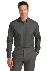 Brooks Brothers Wrinkle-Free Stretch Nailhead Shirt. BB18002 Brooks Brothers