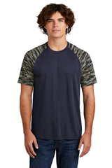 Sport-Tek Men's   Drift Camo Colorblock Tee ST376