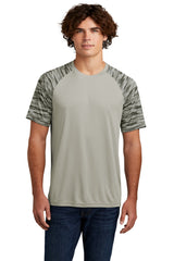 Sport-Tek Men's   Drift Camo Colorblock Tee ST376