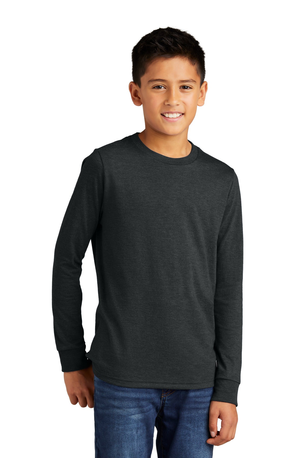 District Youth   Perfect Tri   Long Sleeve Tee DT132Y
