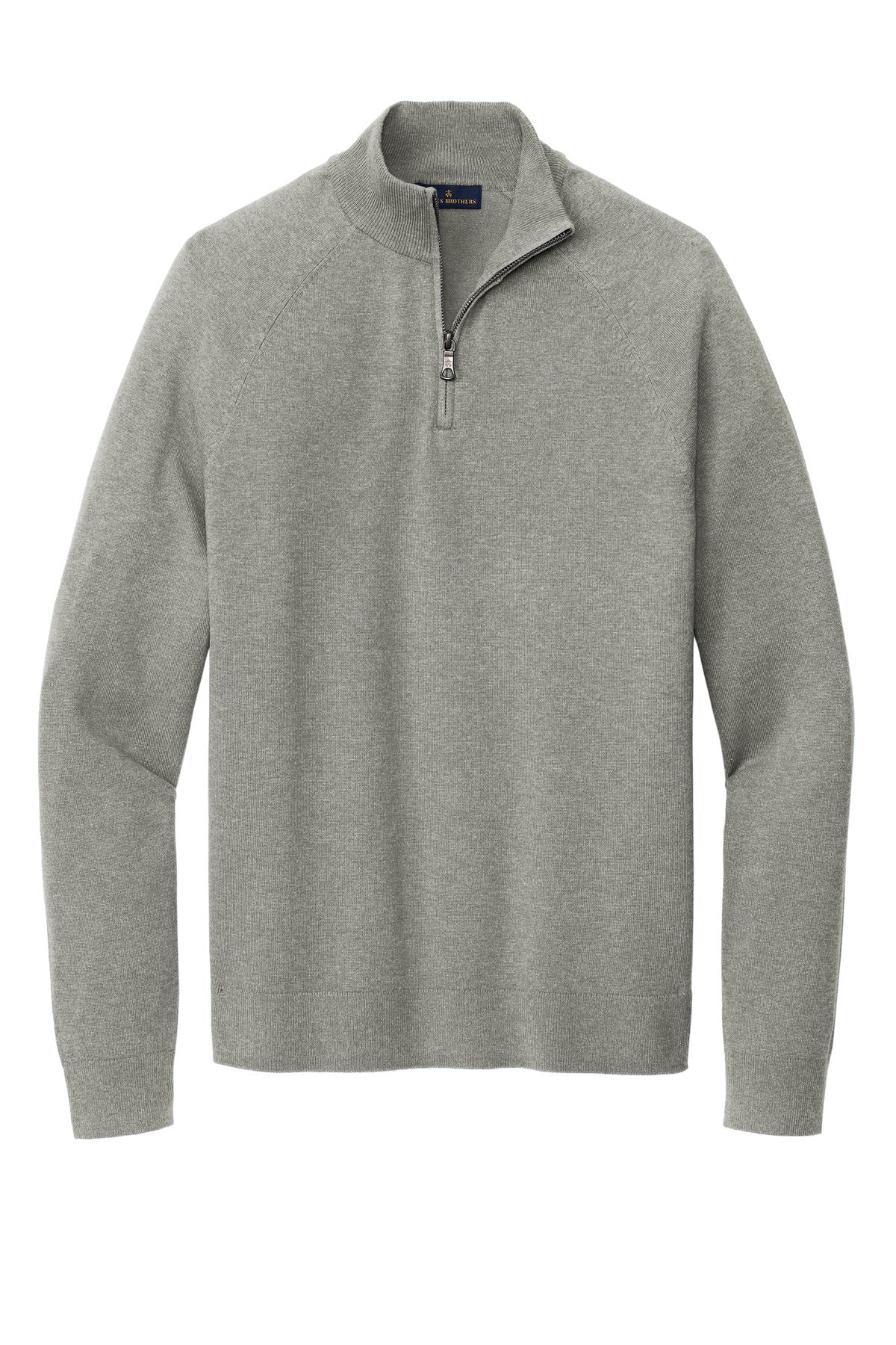 Brooks Brothers Cotton Stretch 1/4-Zip Sweater. BB18402 Brooks Brothers