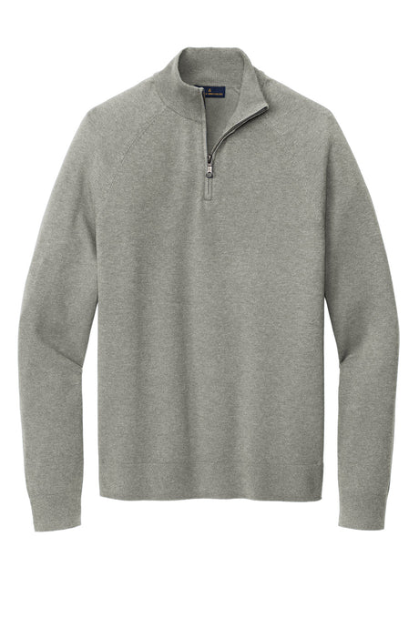 Brooks Brothers Cotton Stretch 1/4-Zip Sweater. BB18402 Brooks Brothers