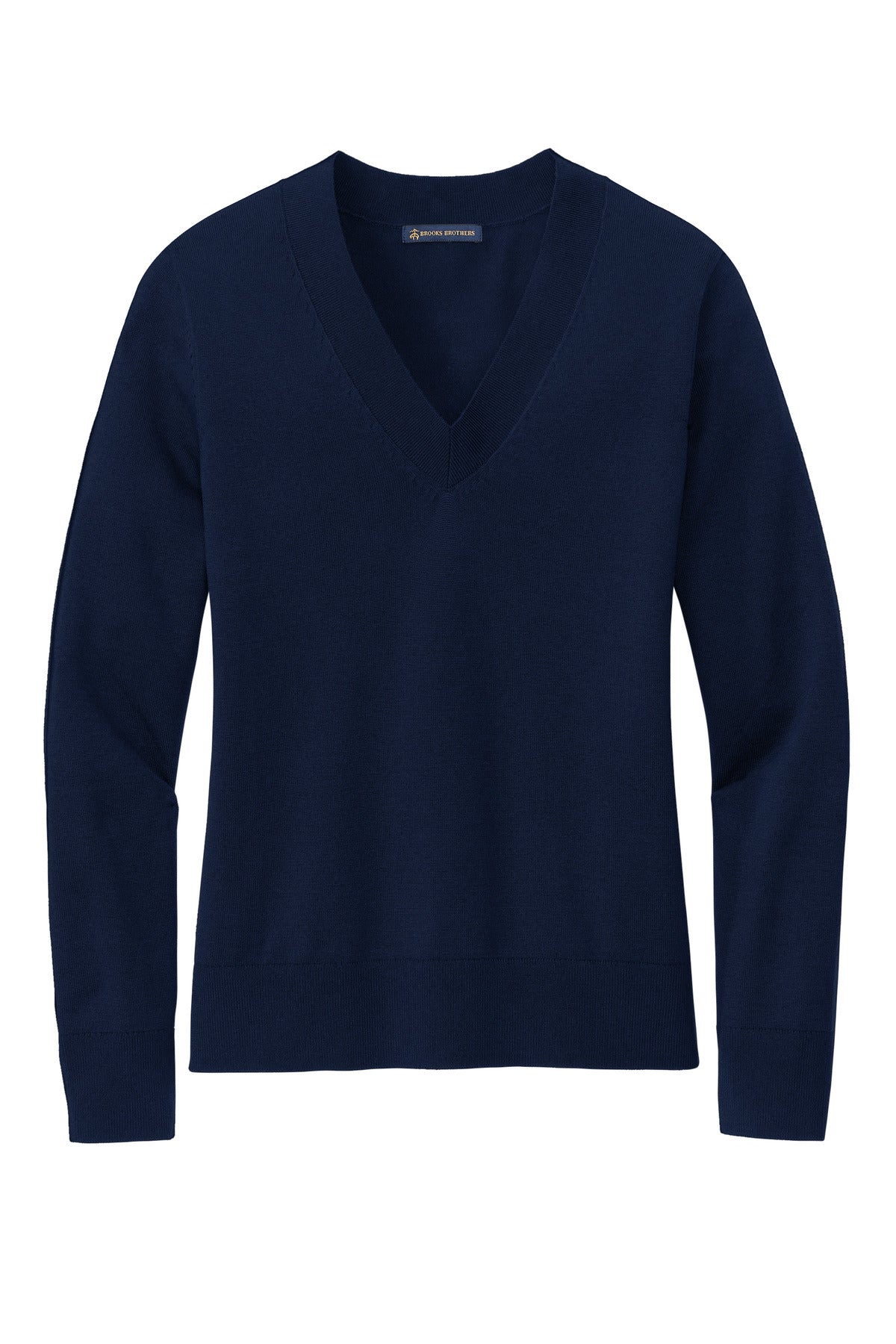 Brooks Brothers Women's Cotton Stretch V-Neck Sweater. BB18401 Brooks Brothers
