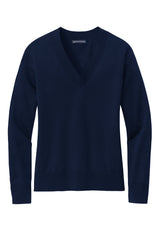 Brooks Brothers Women's Cotton Stretch V-Neck Sweater. BB18401 Brooks Brothers