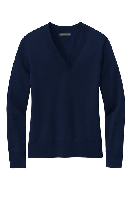 Brooks Brothers Women's Cotton Stretch V-Neck Sweater. BB18401 Brooks Brothers