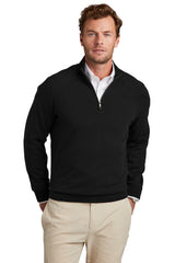 Brooks Brothers Cotton Stretch 1/4-Zip Sweater. BB18402 Brooks Brothers