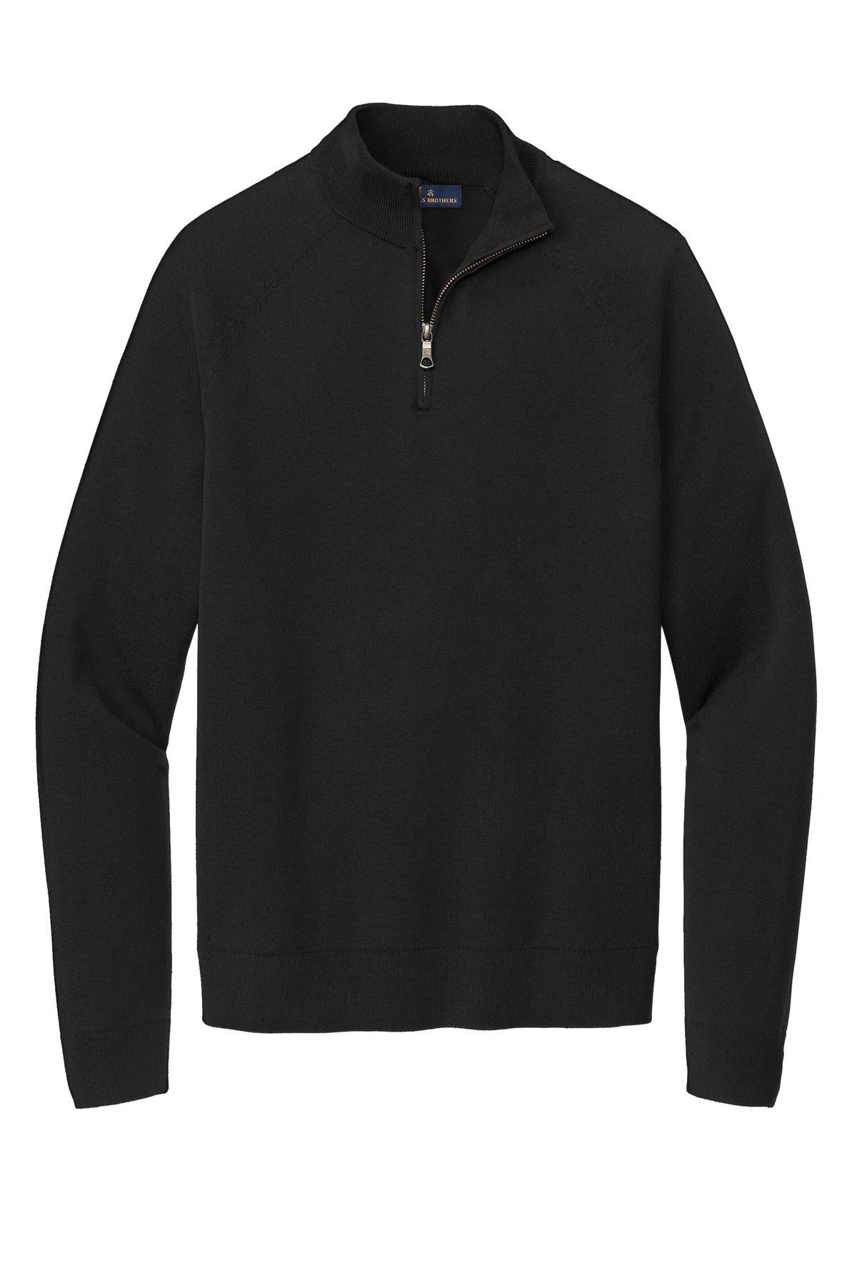Brooks Brothers Cotton Stretch 1/4-Zip Sweater. BB18402 Brooks Brothers