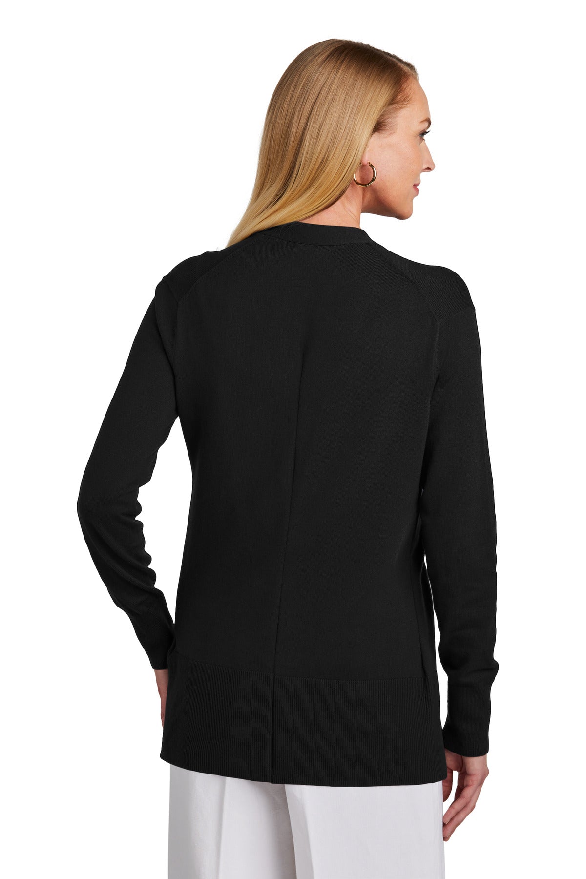 Brooks Brothers Women's Cotton Stretch Long Cardigan Sweater. BB18403 Brooks Brothers