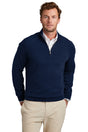 Brooks Brothers Cotton Stretch 1/4-Zip Sweater. BB18402 Brooks Brothers