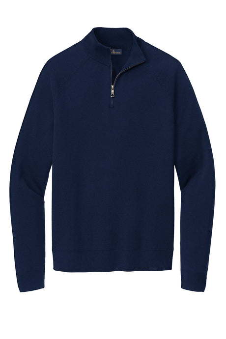 Brooks Brothers Cotton Stretch 1/4-Zip Sweater. BB18402 Brooks Brothers