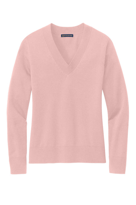 Brooks Brothers Women's Cotton Stretch V-Neck Sweater. BB18401 Brooks Brothers