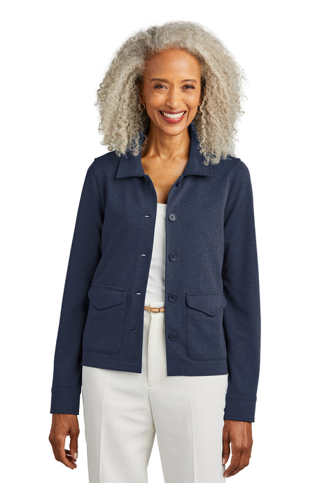 Brooks Brothers Women's Mid-Layer Stretch Button Jacket. BB18205 Brooks Brothers
