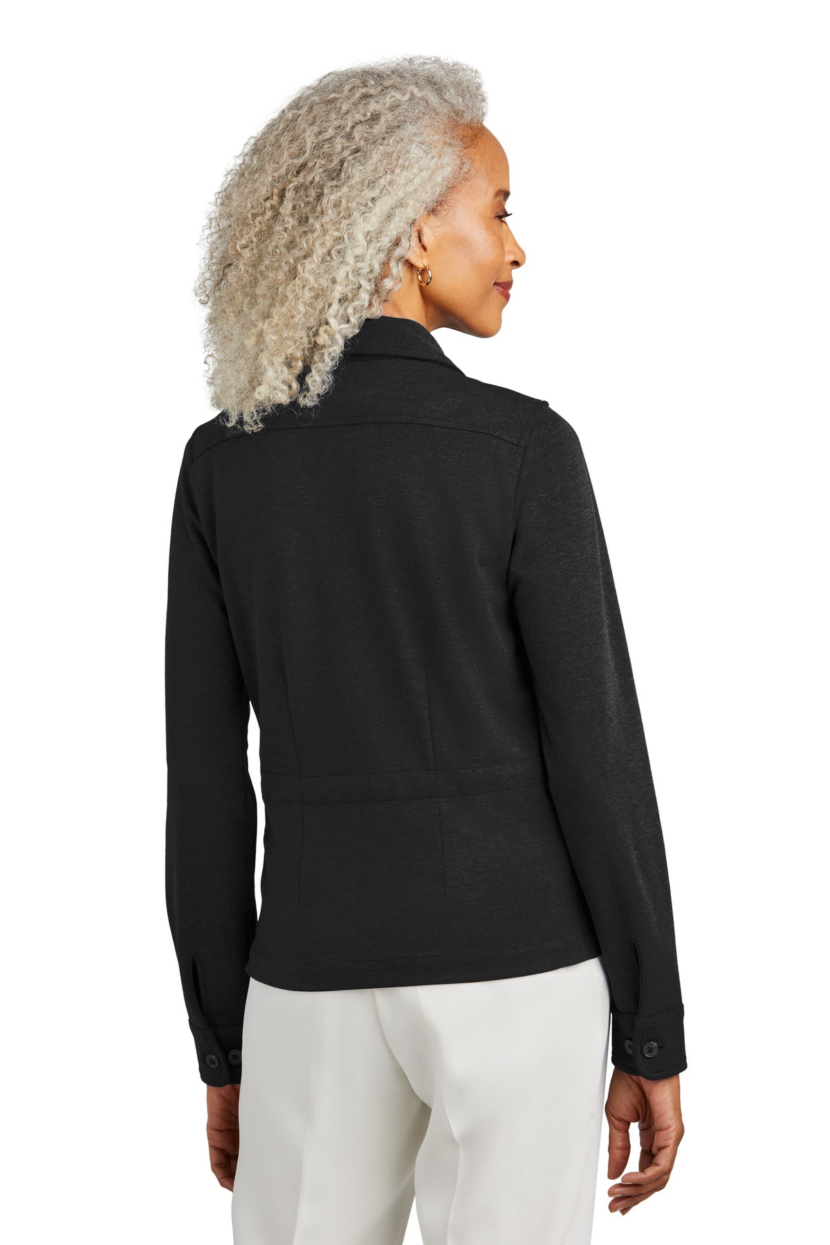 Brooks Brothers Women's Mid-Layer Stretch Button Jacket. BB18205 Brooks Brothers