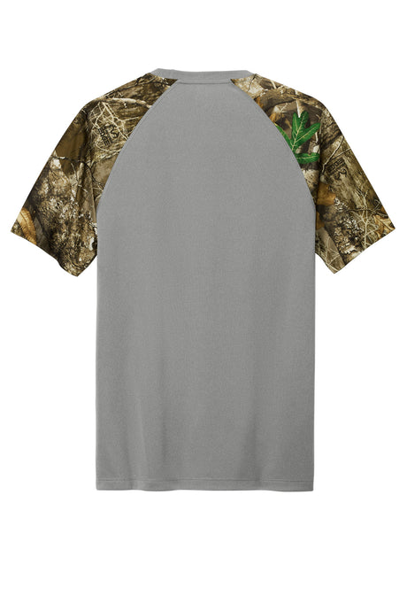 Russell Outdoors Realtree Colorblock Performance Tee. RU151 Russell Outdoors