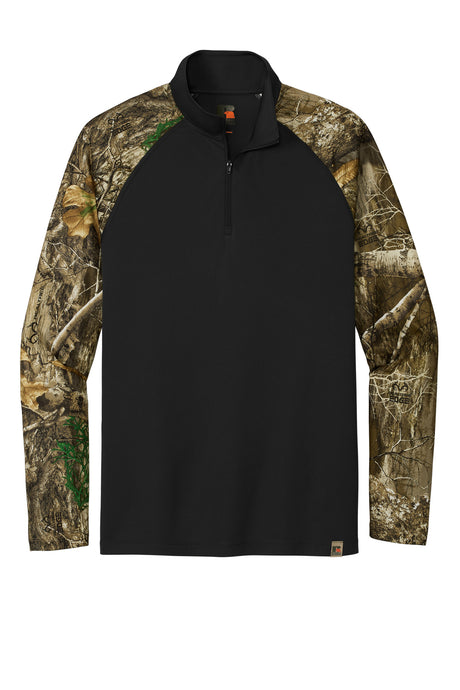 Russell Outdoors Realtree Colorblock Performance 1/4-Zip. RU152 Russell Outdoors