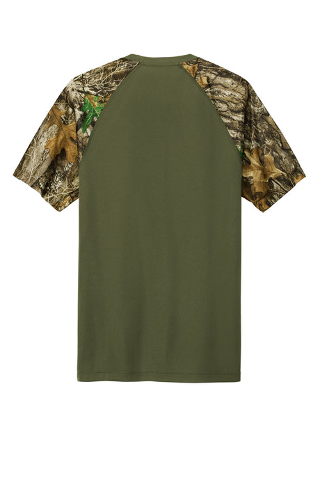 Russell Outdoors Realtree Colorblock Performance Tee. RU151 Russell Outdoors