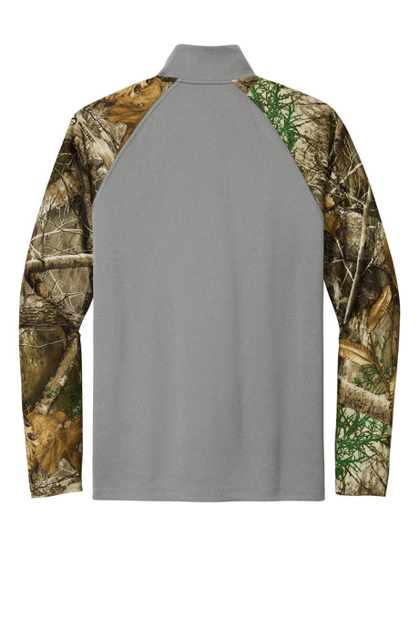 Russell Outdoors Realtree Colorblock Performance 1/4-Zip. RU152 Russell Outdoors