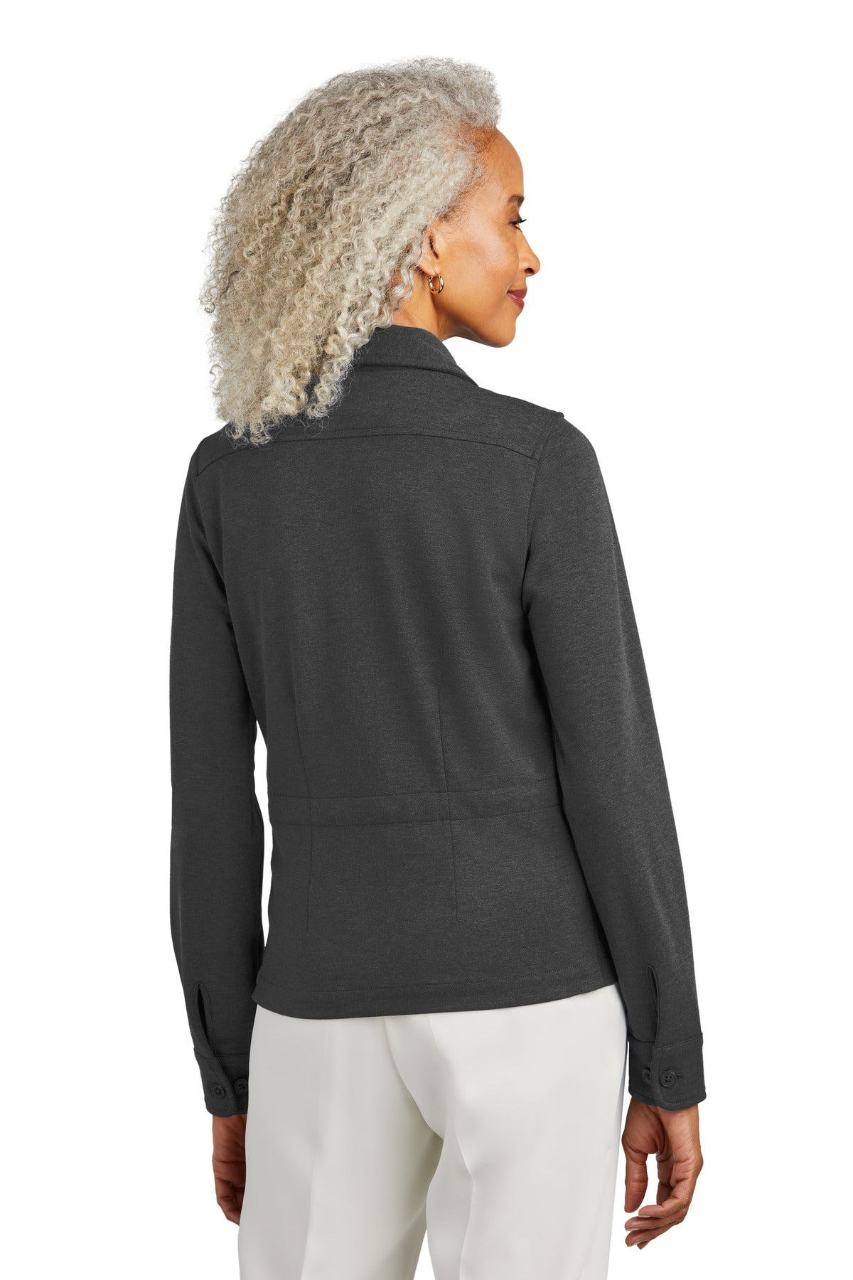 Brooks Brothers Women's Mid-Layer Stretch Button Jacket. BB18205 Brooks Brothers