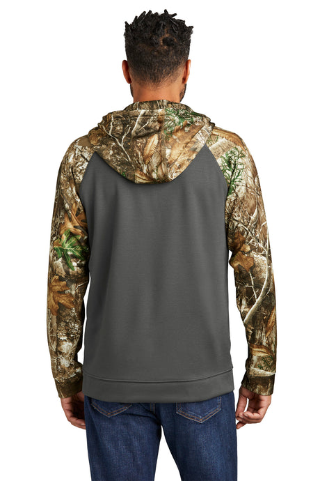 Russell Outdoors Realtree Performance Colorblock Full-Zip Hoodie. RU452 Russell Outdoors