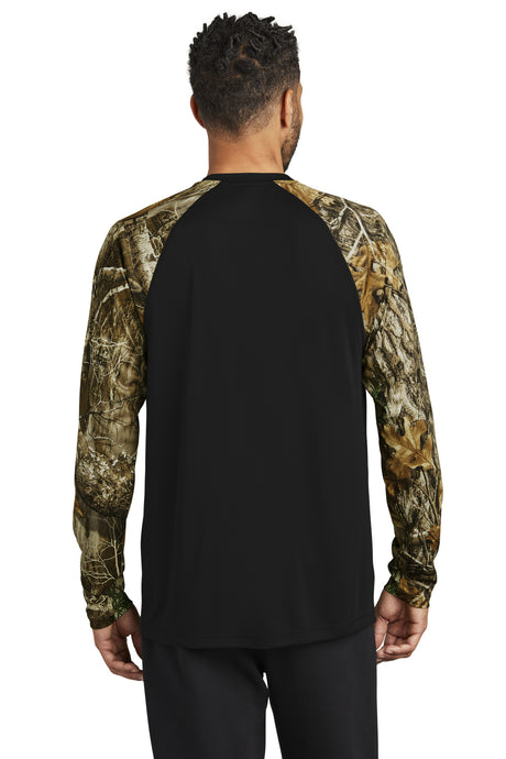 Russell Outdoors Realtree Colorblock Performance Long Sleeve Tee. RU151LS Russell Outdoors